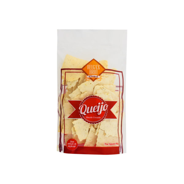 Biscoito crocante queijo 80g l Helgas Brot