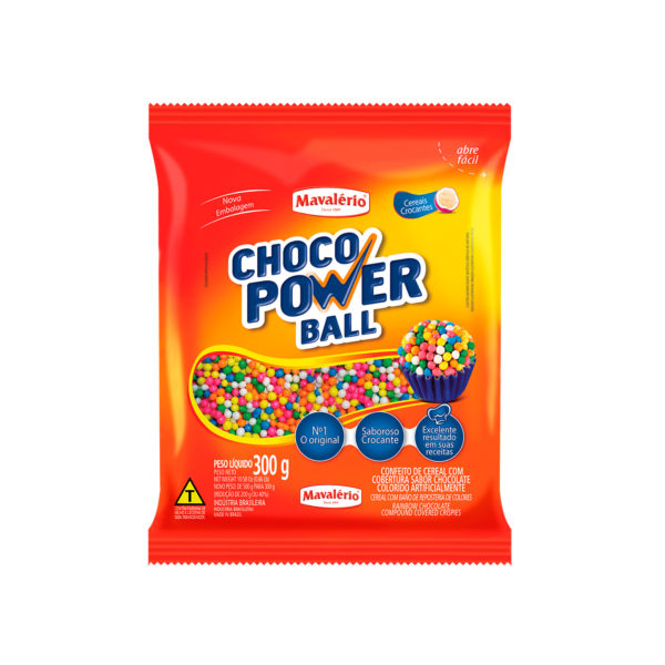 Confeitos coloridos 100g l Choco Power Ball
