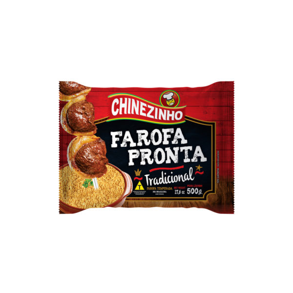 Farofa pronta tradicional 500g l Chinezinho
