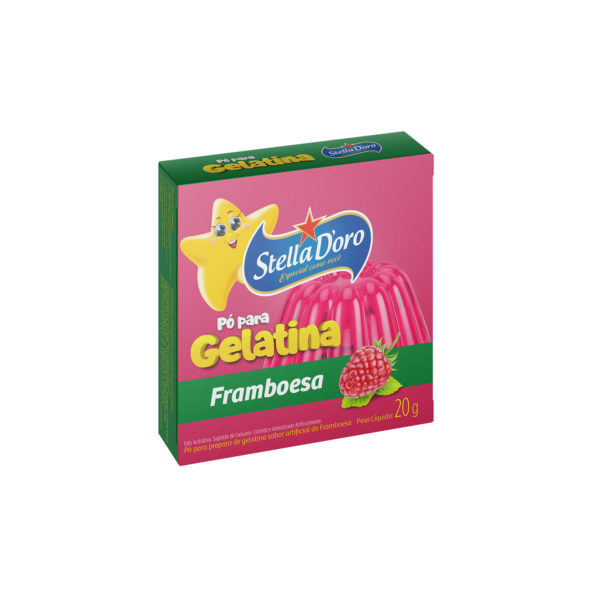 Gelatina de framboesa 20g l Stella Doro
