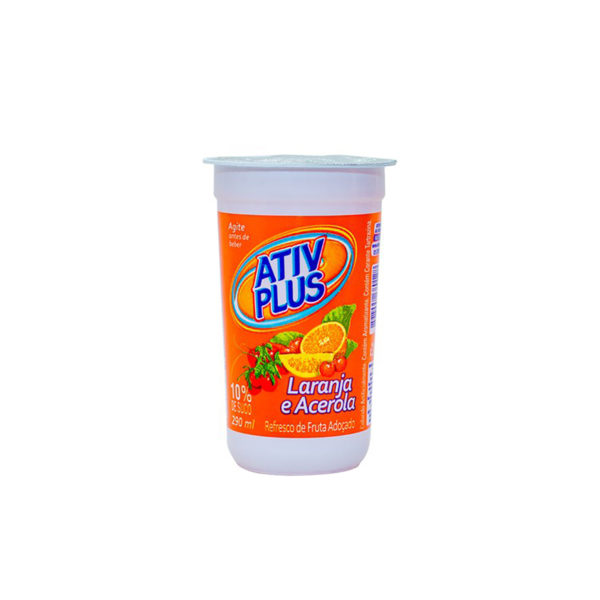 Refresco laranja e acerola 290ml l Ativ Plus