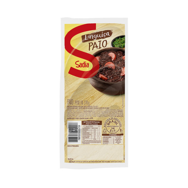 Linguiça paio 370g l Sadia