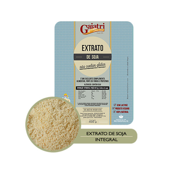 Extrato de soja 400g l Gaiatri