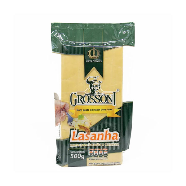 Massa para lasanha e canelone 500g l Grossoni
