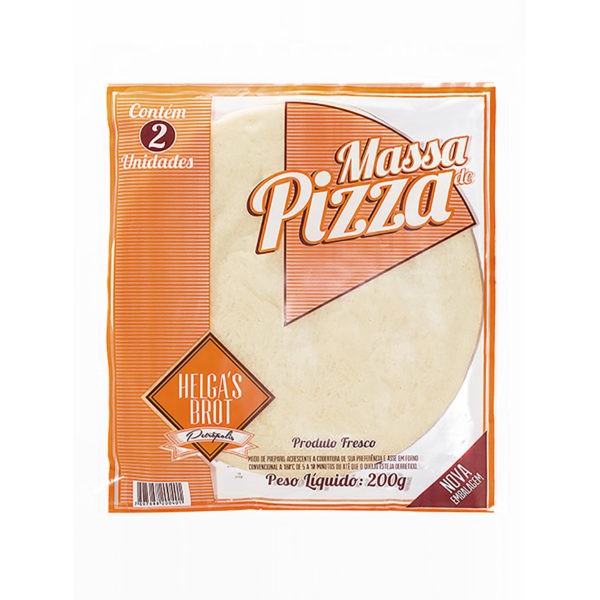 Massa para pizza pré assada 200g l Helgas Brot