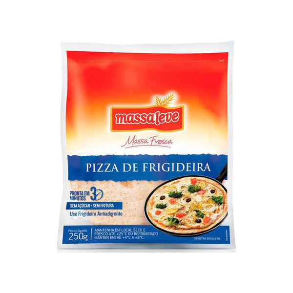 Pizza frigideira 250g l Massa Leve