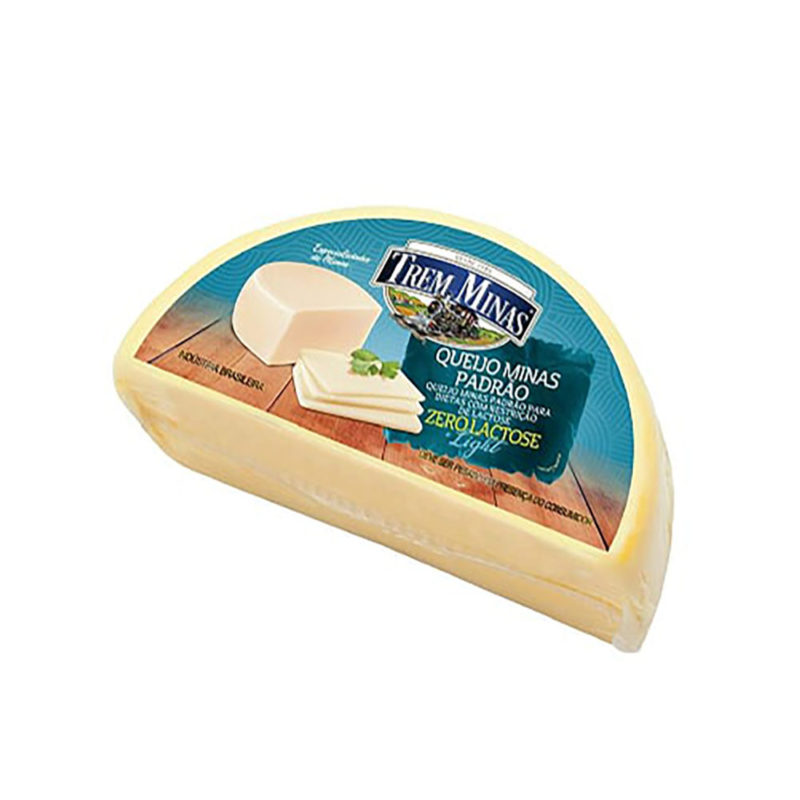 Queijo minas padrão zero lactose light aproximadamente 400g l Trem minas 1 Queijo minas padrão zero lactose light aproximadamente 400g l Trem minas