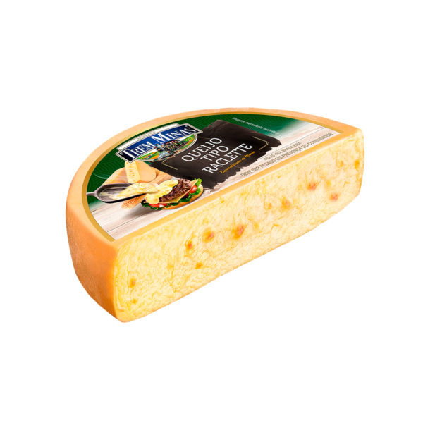 Queijo tipo raclette aproximadamente 400g l Trem Minas