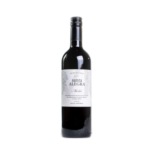 Vinho merlot chile 750ml l Santa Alegra