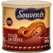 Doce de leite pastoso Souvenir lata 800g