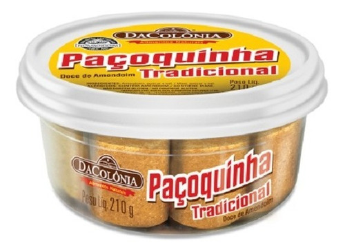 Paçoca tradicionanal Dacolonia 210gr