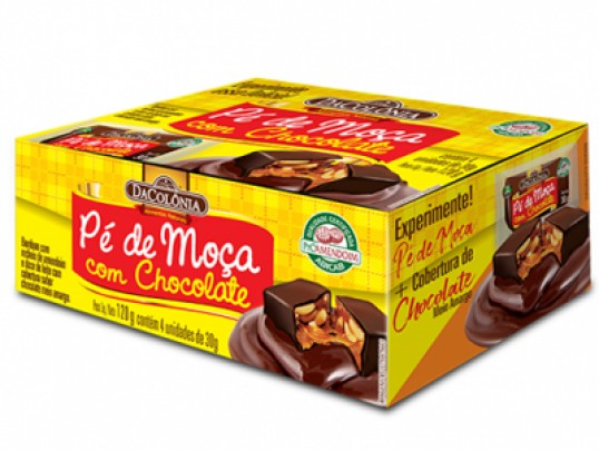 Pé de Moça com chocolate Dacolônia120g