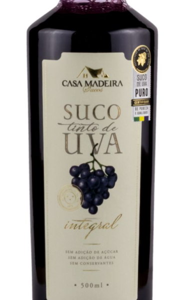Suco de uva integral Casa da Madeira 500ml