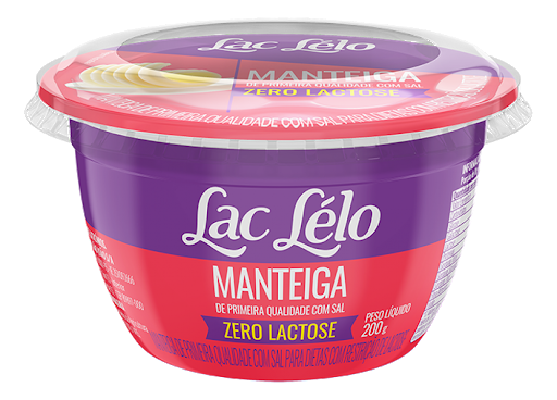 Manteiga Zero Lactose Lac Lélo 200g