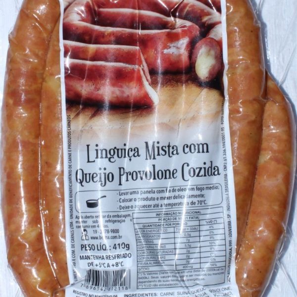 Linguiça com Provoleone Berna 410G