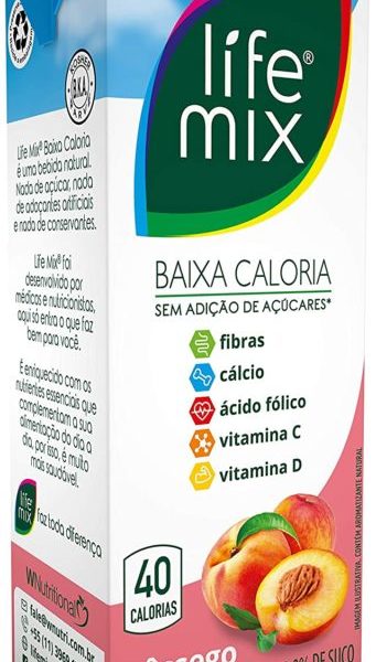 Suco Life Mix Pêssego baixa caloria 1lt