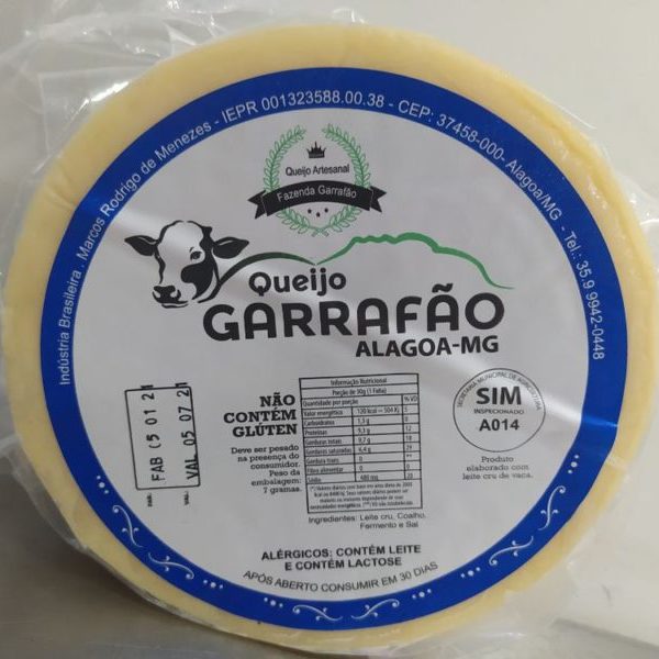 QUEIJO GARRAFÃO ALAGOA. KG
